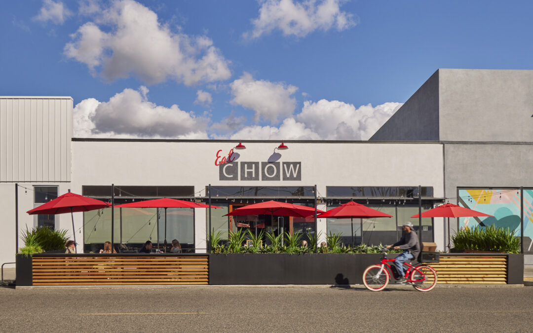 Eat Chow celebrates the debut of its new outdoor dining parklet