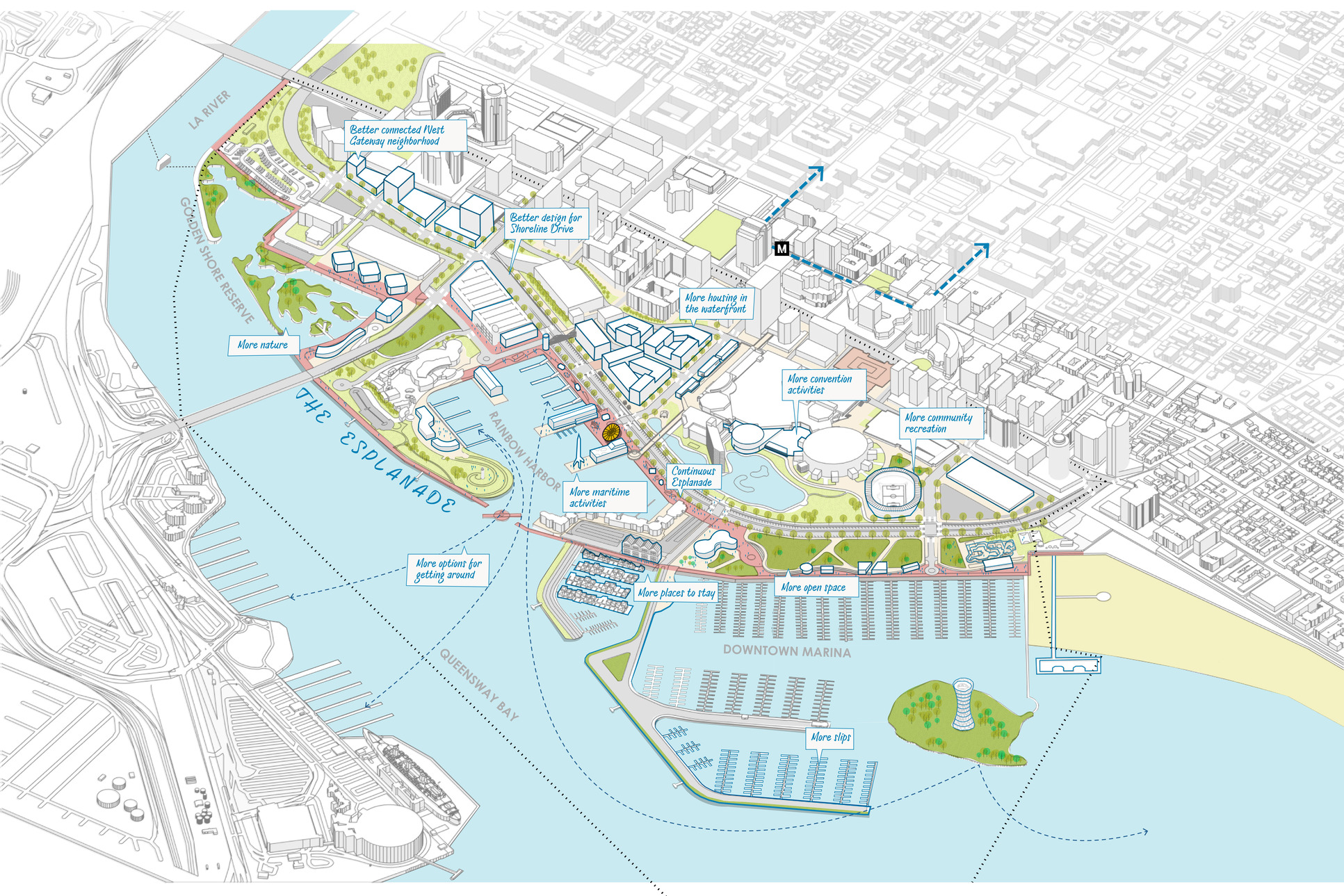 long beach waterfront diagram 1
